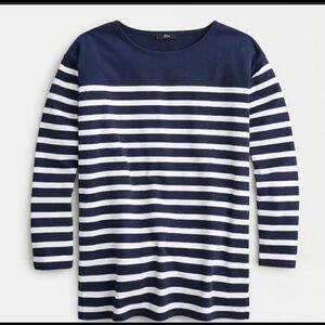 J.Crew Striped Boatneck Tunic- 